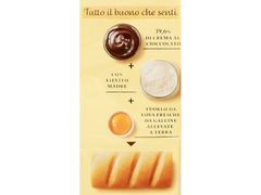 Mulino Bianco MULINO BIANCO Flauti Ciocciolato - Maslové buchtičky s čokoládovou náplňou 280g, 12