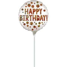 Amscan Fóliový párty balónik Happy Birthday
