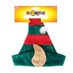 Rappa Vianočná čiapka Elf pre dospelých