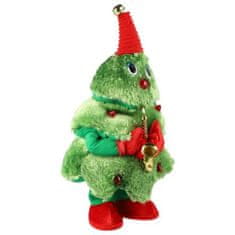 HOME & MARKER® Vianočná dekorácia veselá tancujúca vianočná jedlička so saxofónom | JINGLETREE