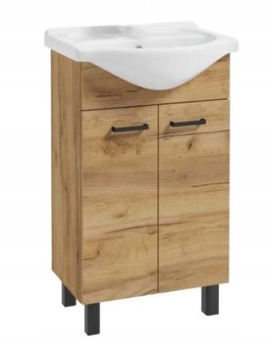 Deftrans Kúpeľňová skrinka s umývadlom dub craft 50 cm