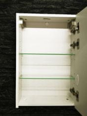 Deftrans Kúpeľňová nástenná skrinka so zrkadlom 40 x 60 cm