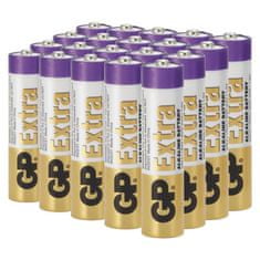 GP Alkalická batéria GP Extra LR03 (AAA), fólia, 20 ks