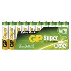 GP Alkalická batéria GP Super LR03 (AAA), 10 ks