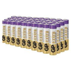 GP Alkalická batéria GP Extra LR03 (AAA), fólia, 40 ks
