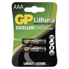 GP Lítiová batéria GP FR03 (AAA), 2 ks