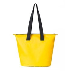 shumee Vodotesná plážová taška z PVC s popruhom cez rameno 11L - žltá