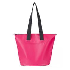 shumee Vodotesná plážová taška z PVC s popruhom cez rameno 11L - ružová