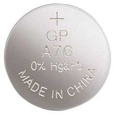 GP Alkalická gombíková batéria GP LR44 (A76F), 2 ks