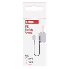 EMOS PIR senzor (pohybové čidlo) IP20 800W, biely