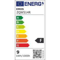 EMOS EMOS Chytrá LED žiarovka GoSmart A60 / E27 / 9 W (60 W) / 806 lm / RGB / stmievateľná / Wi-Fi ZQW514R