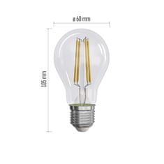 EMOS LED žiarovka Filament A60 / E27 / 5 W (75 W) / 1 060 lm / neutrálna biela