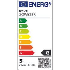 EMOS EMOS Chytrá LED žiarovka GoSmart MR16 / GU10 / 4,8 W (35 W) / 400 lm / RGB / stmievateľná / Wi-Fi ZQW832R