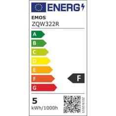 EMOS EMOS Chytrá LED žiarovka GoSmart sviečka / E14 / 4,8 W (40 W) / 470lm / RGB / stmievateľná / Wi-Fi ZQW322R