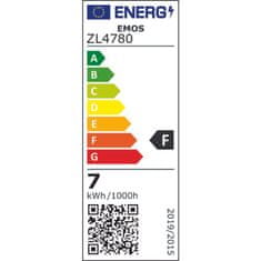EMOS LED žiarovka Premium MR16 / GU10 / 7 W (81 W) / 580 lm / neutrálna biela