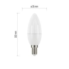EMOS LED žiarovka True Light sviečka / E14 / 4,2 W (40 W) / 470 lm / neutrálna biela