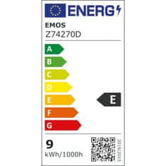 EMOS LED žiarovka Filament A60 / E27 / 8,5 W (75 W) / 1 055 lm / teplá biela / stmievateľná