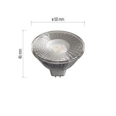 EMOS LED žiarovka Classic MR16 / GU5,3 / 4,5 W (28 W) / 380 lm / teplá biela
