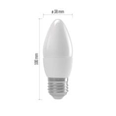 EMOS LED žiarovka Classic sviečka / E27 / 4,9 W (40 W) / 470 lm / neutrálna biela