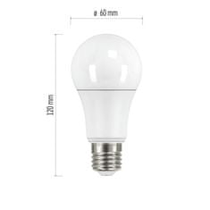 EMOS 8 + 2 zdarma – LED žiarovka Classic A60 / E27 / 14 W (100 W) / 1 521 lm / teplá biela