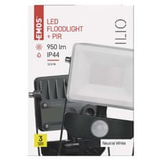EMOS LED reflektor ILIO s pohybovým čidlom, 10,5W
