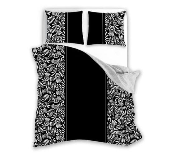 FARO Textil Bavlnené obliečky GLAMOUR 019 180x200 cm čierne/biele