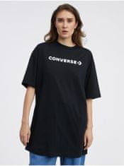 Converse Čierne dámske oversize tričko Converse S