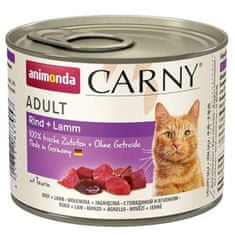 Animonda Carny cat konz. - hovädzie + jahňacie 200 g