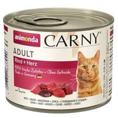 Animonda Carny cat konz. - hovädzie+srdce 200 g