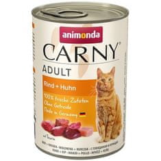 Animonda Carny cat konz. - hovädzie, kuracie 400 g
