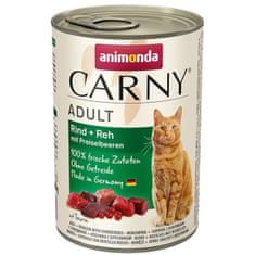 Animonda Carny cat konz. - hovädzie, srnčie, brusnice 400 g