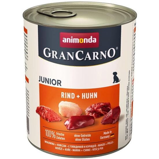 Animonda GranCarno dog Junior konz. - kura + hovädzie 800 g