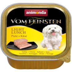 Animonda Vom Feinsten dog Light paštéta Lunch-morka+syr 150g