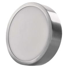 EMOS LED prisadené svietidlo, kruhové, strieborné, 12,5W, CCT