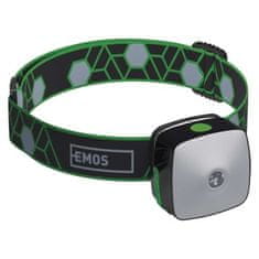 EMOS CREE + SMD LED nab. čelovka P3535, 110 lm,55 m,Li-Pol 850 mAh