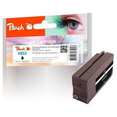 Peach Inkoustová náplň HP L0S58AE, No. 953, 24 ml kompatibilní - černá