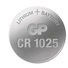 GP Lítiová gombíková batéria CR1025