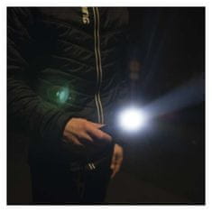 EMOS LED ručné kovové svietidlo, 330 lm, 3× AAA, fokus