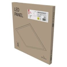 EMOS LED panel PROXO60×60, štvorcový vstavaný biely, 40W neutrálna b.