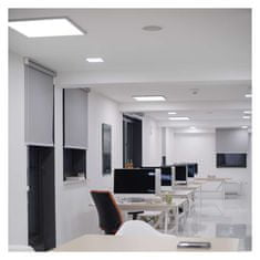 EMOS LED panel 60×60, štvorcový vstavaný biely, 40W teplá b. UGR, Emergency