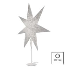 EMOS LED hviezda papierová so stojanom, 45 cm, vnút.