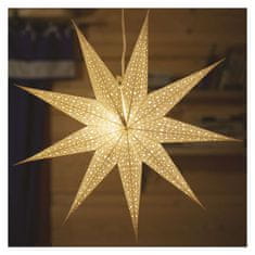 EMOS LED hviezda papierová závesná, 60 cm, vnút.