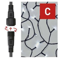 EMOS Standard LED spojovacia vianoč. reťaz, 5 m, vonkajšia aj vnútorná, studená biela