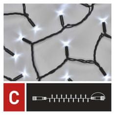 EMOS Profi LED spojovacia reťaz čierna, 10 m, vonkajšia aj vnútorná, studená biela