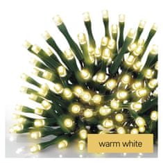 EMOS LED vianočné cencúle, 3,6 m, vonkajšie aj vnútorné, teplá biela, programy