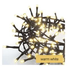 EMOS LED vianočná reťaz – ježko, 12 m, vonkajšia aj vnútorná, teplá biela, časovač
