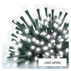 EMOS LED vianočné cencúle, 3,6 m, vonkajšie aj vnútorné, studená biela, programy