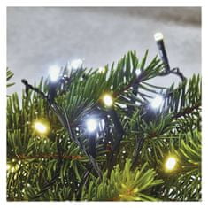 EMOS LED vianočná reťaz blikajúca, 8 m, vonkajšia aj vnútorná, teplá/studená biela, časovač