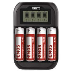 EMOS EMOS nabíjačka batérií BCN-41D + 4AA 2700