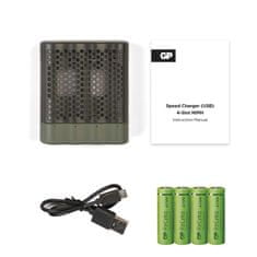 GP GP nabíjačka batérií Speed M451 + 4AA ReCyko 2700